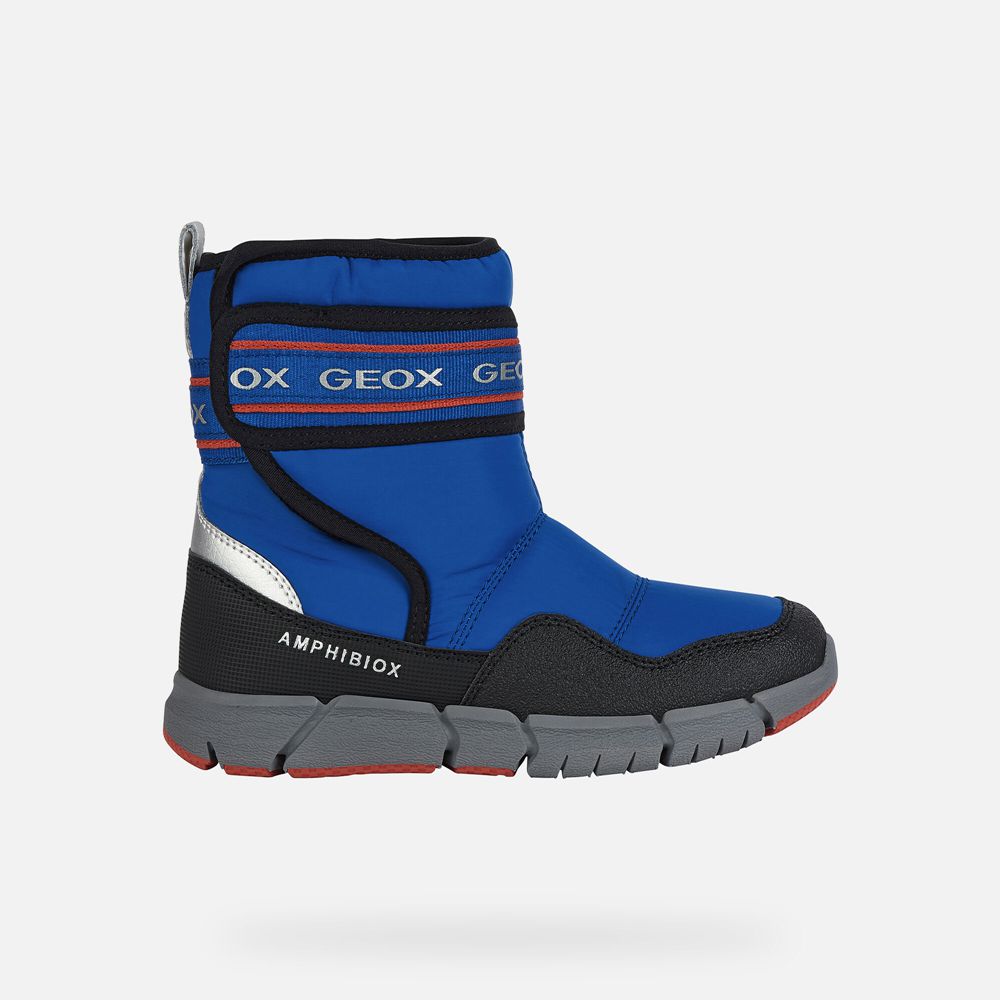 Bottes Geox Flexyper Abx - Bleu - Garcon 281306-KLA